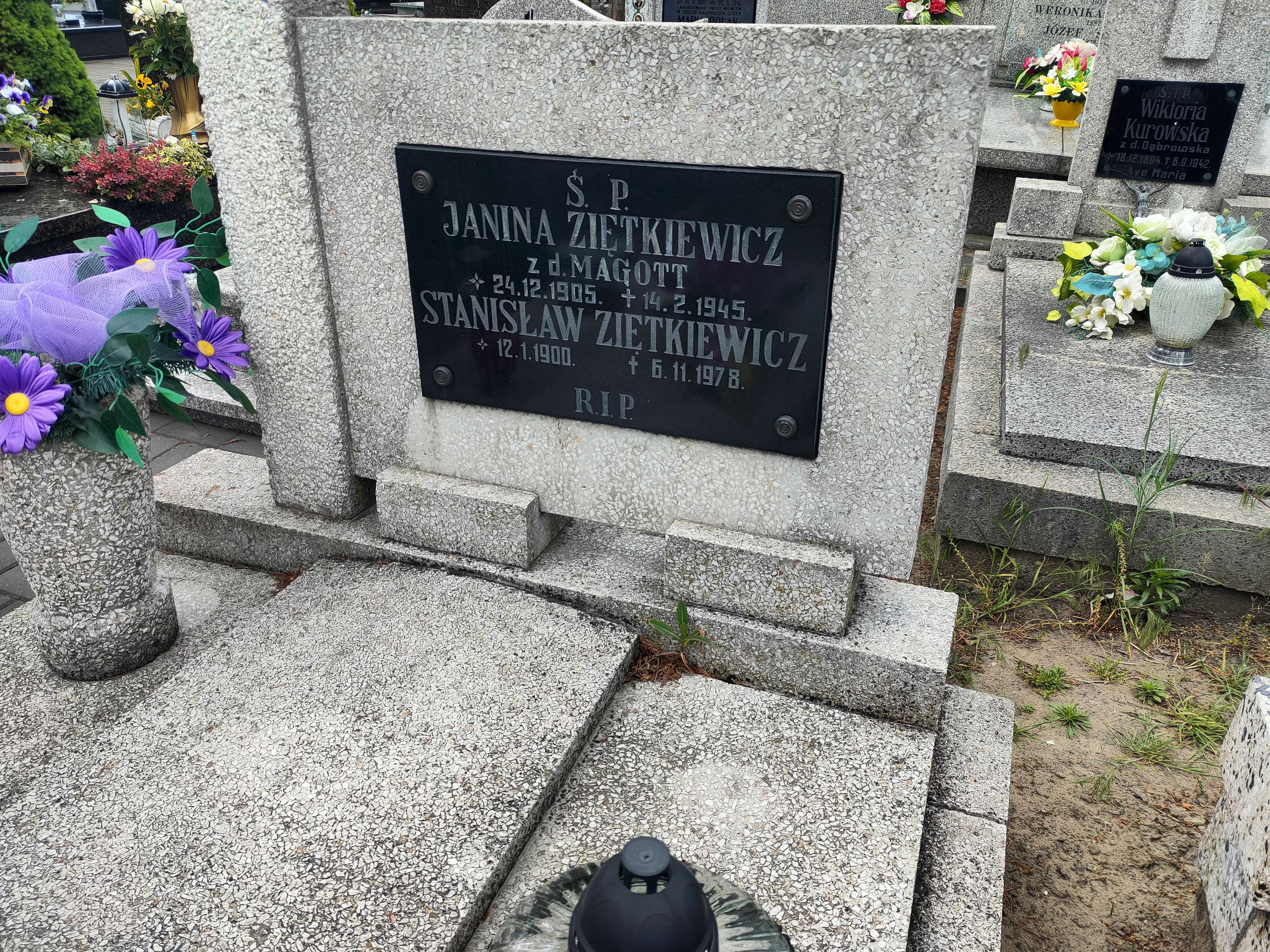 Janina Ziętkiewicz 1905 Wieruszów - Grobonet - Wyszukiwarka osób pochowanych