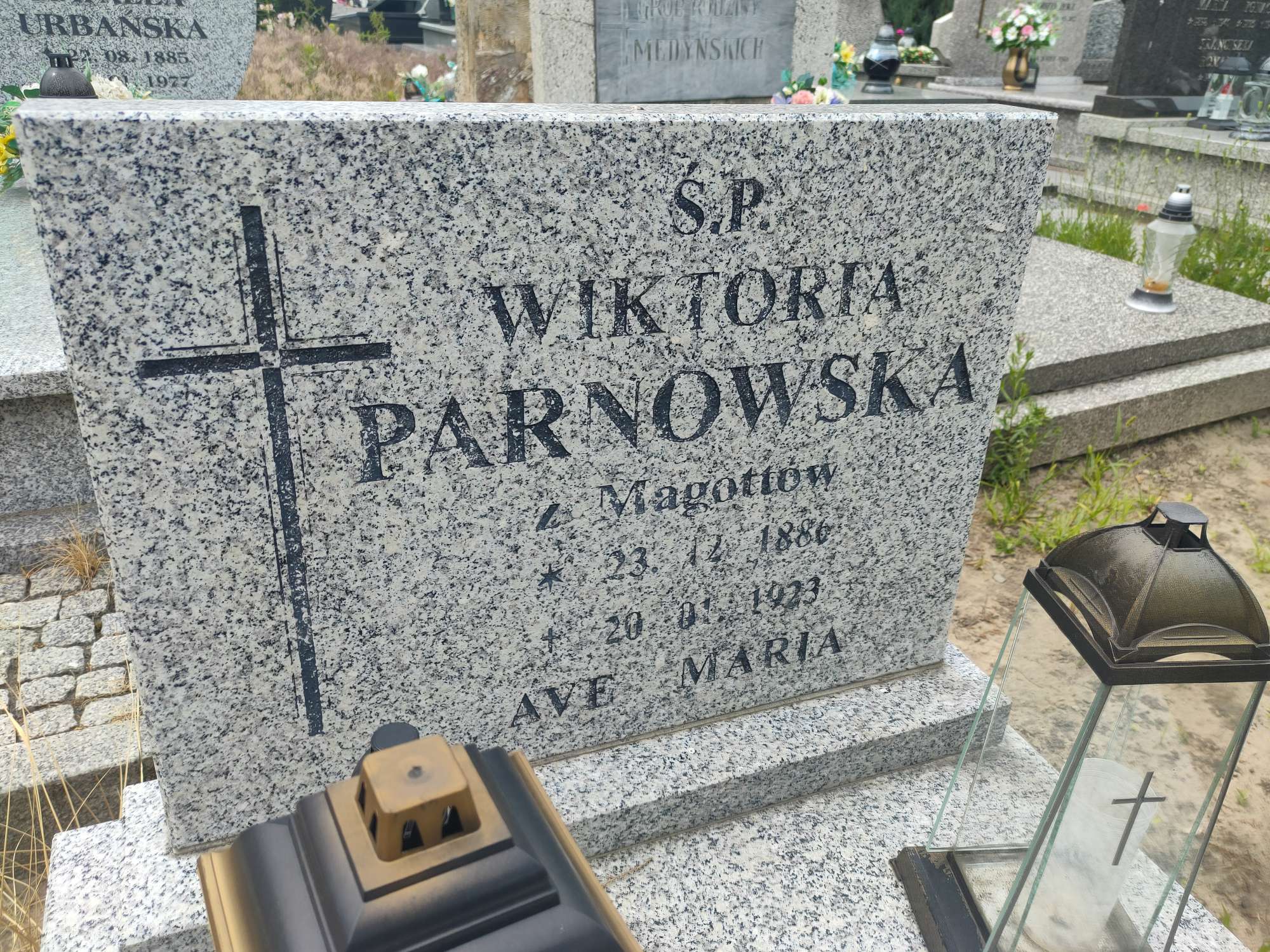 Wiktoria Parnowska 1886 Wieruszów - Grobonet - Wyszukiwarka osób pochowanych