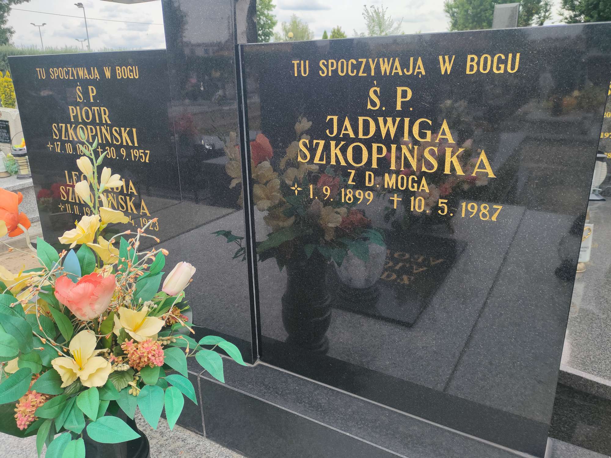 Leokadia Szkopińska 1920 Wieruszów - Grobonet - Wyszukiwarka osób pochowanych