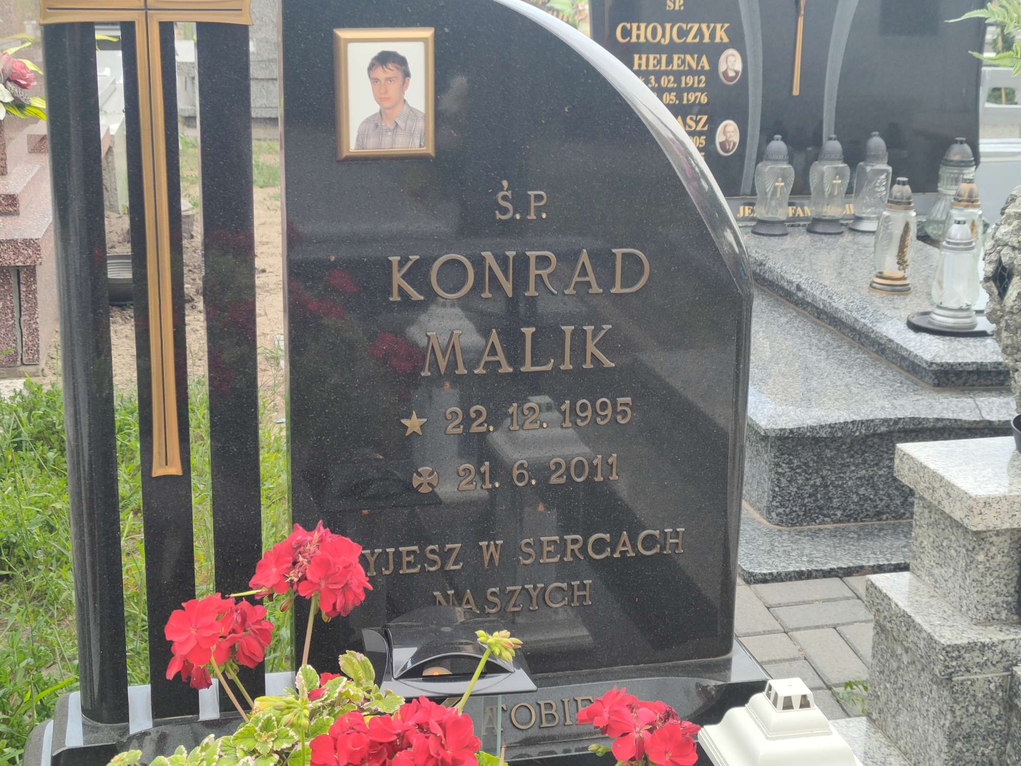 Konrad Malik 1995 Wieruszów - Grobonet - Wyszukiwarka osób pochowanych