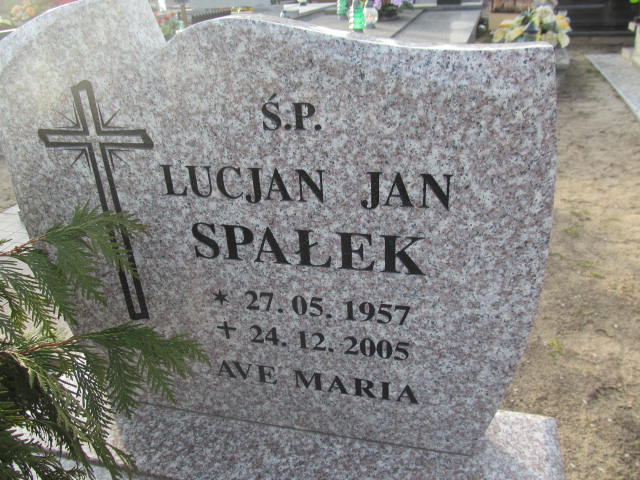 Lucjan Jan Spałek 1957 Wieruszów - Grobonet - Wyszukiwarka osób pochowanych