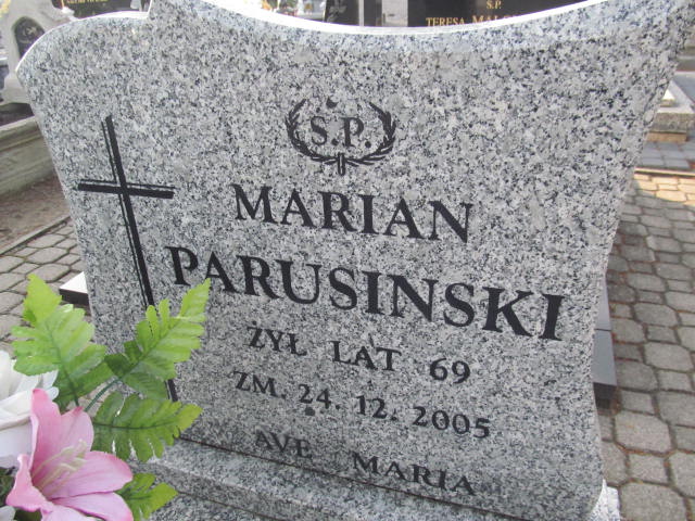 Marian Parusiński Wieruszów - Grobonet - Wyszukiwarka osób pochowanych