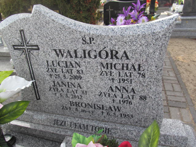 Lucjan Waligóra Wieruszów - Grobonet - Wyszukiwarka osób pochowanych