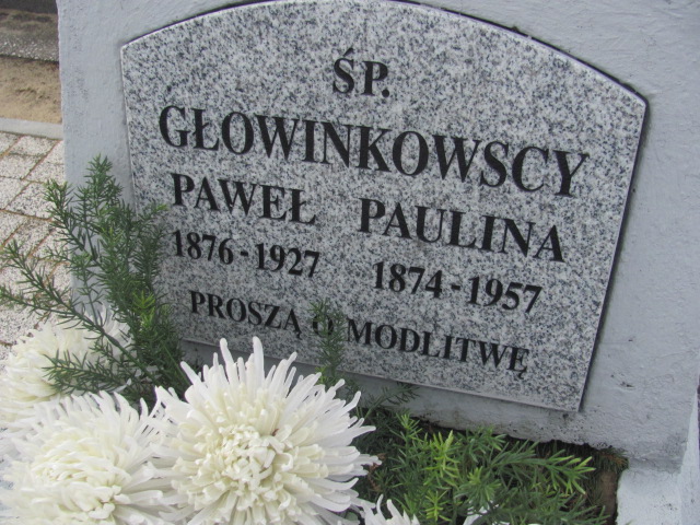 Paulina Głowinkowska 1873 Wieruszów - Grobonet - Wyszukiwarka osób pochowanych