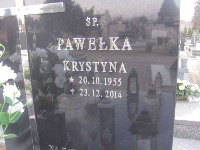 Krystyna Pawełka 1955 Wieruszów - Grobonet - Wyszukiwarka osób pochowanych