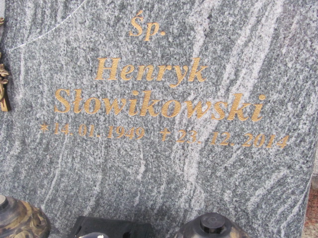 Henryk Słowikowski 1949 Wieruszów - Grobonet - Wyszukiwarka osób pochowanych