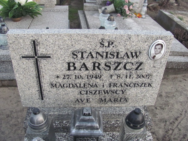 Stanisław Barszcz 1949 Wieruszów - Grobonet - Wyszukiwarka osób pochowanych