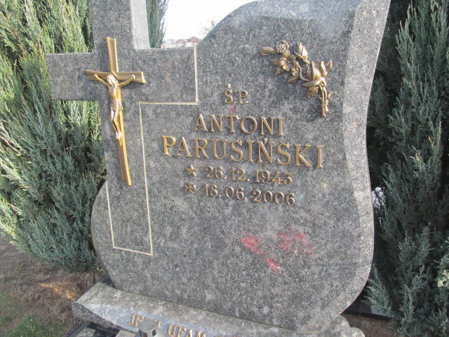 Antoni Parusiński 1943 Wieruszów - Grobonet - Wyszukiwarka osób pochowanych